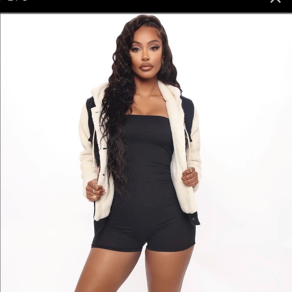 Cozy Dates Denim Jacket Black Wash - Picture 2 of 4